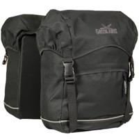 Greenlands dubbele fietstas travel bag 40 liter 30 x 37 x 17 (2x) zwart - thumbnail
