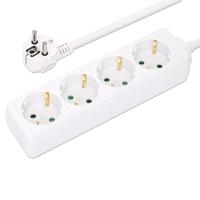 Manhattan 167802 Stekkerdoos Wit Randaarde stekker 1 stuk(s) - thumbnail