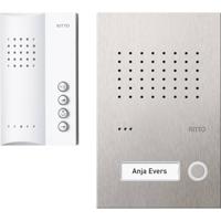 Ritto by Schneider RGE1818325 Complete set voor Deurintercom Kabelgebonden Eengezinswoning Wit, RVS - thumbnail