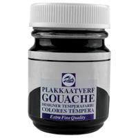 Talens Gouache Extra Fine Quality Fles 50 ml - Neutraalzwart 737 - thumbnail