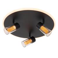 Lucide EVERINA - Plafonnière - Ø 40 cm - LED Dimb. - CCT - 2200K/6500K - Zwart - Essential - thumbnail