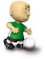 Schleich Snoopy peanuts charlie brown voetballer - thumbnail