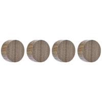 magnetoplan Magneet Circle (Ø) 30 mm Walnoot 4 stuk(s) 1665451 - thumbnail