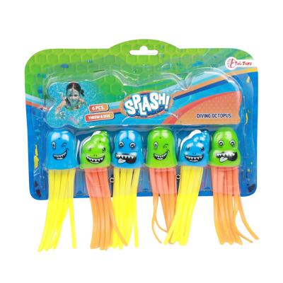 Splash Opduik Octopussen 6 Stuks