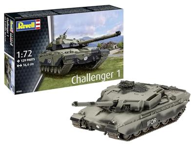 Revell modelbouwpakket - challenger 1 1:72 - 129dlg. Revell modelbouwpakket - challenger 1 1:72 - 129dlg.