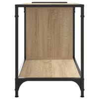Tv-meubel 203x37x50 cm bewerkt hout sonoma eikenkleurig - thumbnail