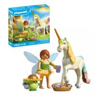 PLAYMOBIL verzameleenhoorn: Regenboogbloem met fee 71840 - thumbnail