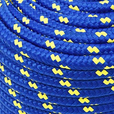 VidaXL Boottouw 12 mm 100 m polypropeen blauw