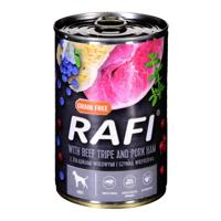 Dolina Noteci Rafi rundermagen met ham - nat hondenvoer - 400g - thumbnail