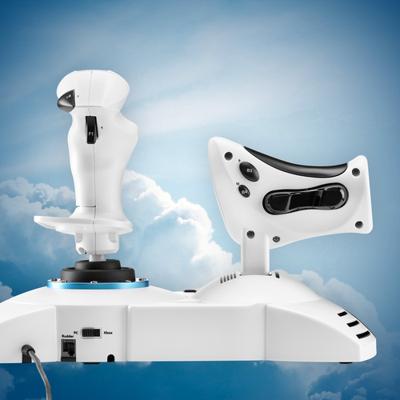 Thrustmaster t.flight hotas one microsoft flight simulator edition joystick (wit/zwart, pc, xbox series x|s)