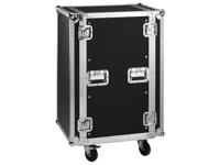 IMG STAGELINE MR-720 19 inch rack 20 HE Hout Incl. greep, Incl. wielen - thumbnail