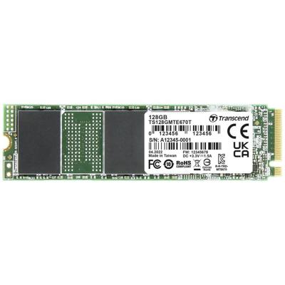 Transcend MTE670T 128 GB NVMe/PCIe M.2 SSD 2280 harde schijf PCIe NVMe 3.0 x4 Industrial TS128GMTE670T Transcend MTE670T 128 GB NVMe/PCIe M.2 SSD 2280 harde schijf PCIe NVMe 3.0 x4 Industrial TS128GMTE670T