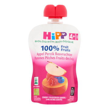 HiPP 4M+ Appel Perzik Bosvruchten
