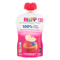 HiPP 4M+ Appel Perzik Bosvruchten - thumbnail