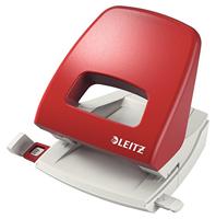 Leitz Topstyle Desktop perforator papierperforator 25 vel Rood - thumbnail