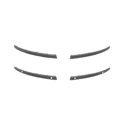 BUMPERLIJST RECHTS BUMPER ZWART zonder PDC-GATEN 0628582