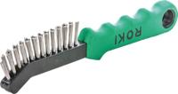 Lessmann ROKI Staalborstel Staaldraad 225 mm 1 stuk(s) - thumbnail