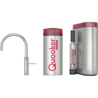 Quooker Fusion round met COMBI+ boiler en CUBE reservoir 5-in-1 kokend water kraan RVS - thumbnail