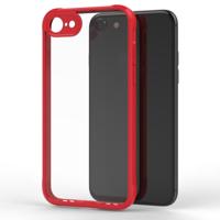 Transparante acryl + TPU airbag schokbestendig Case voor iPhone & (rood) - thumbnail