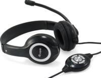 Equip 245301 gaming headset, usb, head-band, binaural, digital, black - thumbnail