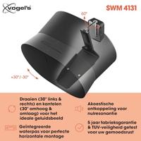 Vogel&apos;S SWM 4131 VOOR SONOS ERA 300 Audio muurbeugel Zwart - thumbnail
