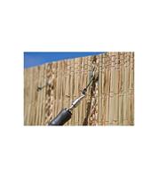 NATUUR Lot van 200 gespbanden in natuurlijk groen geplastificeerd gegalvaniseerd staal - (L16 cm x Ø1,4 mm) - thumbnail