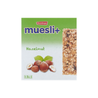 Ravensbergen Muesli+ Hazelnut 8 x 23 g bij Jumbo - thumbnail