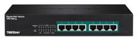 TRENDnet TPE-TG81g 8-Port Gigabit GREENnet PoE+ Switch Rack monteerbaar, tot 30 W per poort en 105 watt totaal vermogen - thumbnail