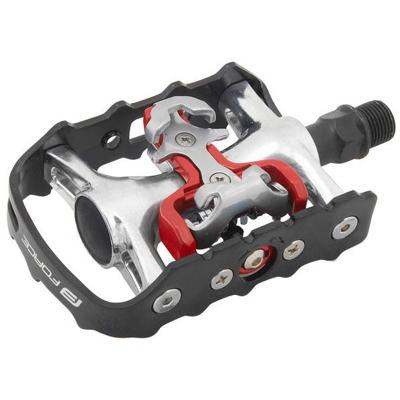 Tecora Force combi pedaal set spd aluminium 9/16 draad