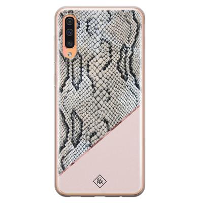 Samsung Galaxy A50/A30s siliconen hoesje - Snake print