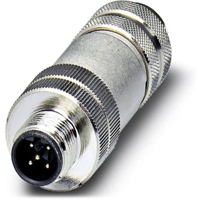 Phoenix Contact 1507764 Sensor/actuator dataconnector M12 Aantal polen (sensoren): 5 Stekker, recht 1 stuk(s) Phoenix Contact 1507764 Sensor/actuator dataconnector M12 Aantal polen (sensoren): 5 Stekker, recht 1 stuk(s)