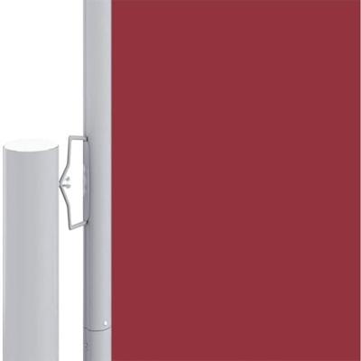 Windscherm uittrekbaar 160x1200 cm rood