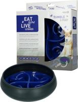 Eat Slow Live Longer Tumble Feeder Blauw - thumbnail