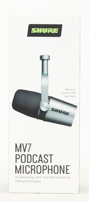 Shure MV7 Zilver Microfoon voor studio's Shure MV7 Zilver Microfoon voor studio's