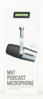 Shure MV7 Zilver Microfoon voor studio's - thumbnail