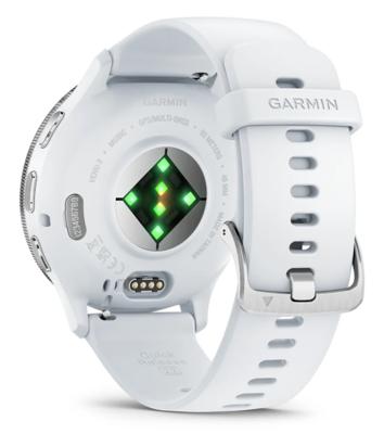 Connected GPS-horloge - GARMIN - Venu 3 - WiFi - 35,4 mm (1,4) - Zilverkleurig staal, witte kast en witte siliconen band - thumbnail