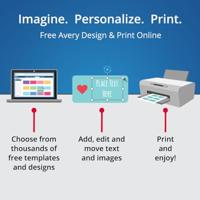 Etiket Avery J8163-100 99.1x38.1mm wit 1400 etiketten - thumbnail