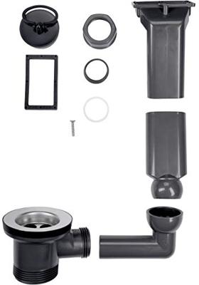 Cornat Sifon + Overloop Spoelbak 6/4 (417) - T353504R Cornat Sifon + Overloop Spoelbak 6/4 (417) - T353504R