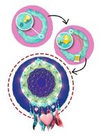 Ravensburger - String Art Dreamcatchers - 4005556182350 - Van 8 jaar oud - thumbnail