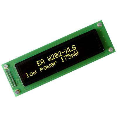 DISPLAY VISIONS OLED-display Geel-groen 5.55 mm 3.3 V, 5 V Aantal cijfers: 2 EAW202-XLG DISPLAY VISIONS OLED-display Geel-groen 5.55 mm 3.3 V, 5 V Aantal cijfers: 2 EAW202-XLG