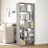 Kamerscherm / boekenkast 67x25x161,5 cm hout grijs sonoma eiken - thumbnail