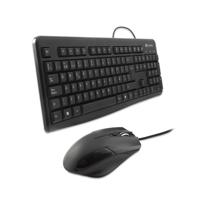 Toetsenbord en muis CoolBox COO-KTR-01U Zwart Qwerty Spaans QWERTY - thumbnail