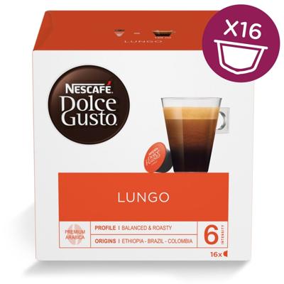 Koffiecups Dolce Gusto lungo 16 stuks