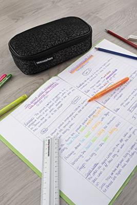 Eberhard Faber EF-577587 Etui Leeg Jumbo Glitter Antraciet Eberhard Faber EF-577587 Etui Leeg Jumbo Glitter Antraciet