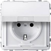 Merten MEG2310-7219 Wandcontactdoos AquaDesign Polar-wit 1 stuk(s) - thumbnail