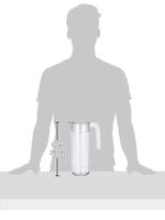 Mepal waterkan Flow transparant 1.5 liter helder - thumbnail