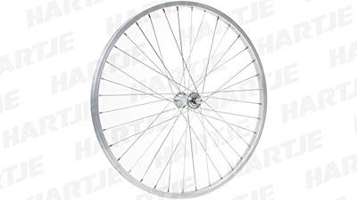 CONTEC voorwiel "alu sport + quando kt-a16f". fr.wheel 24" 2,00 zinc