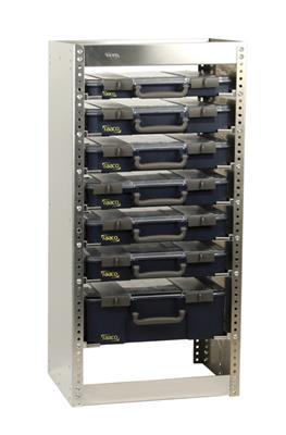 Raaco S292 CARRYLITE rek aluminium, 7 CarryLites - 188708 - 188708