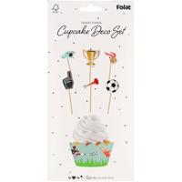 Fantastic Voetbal Cupcake Decoratie Set (6st) - thumbnail