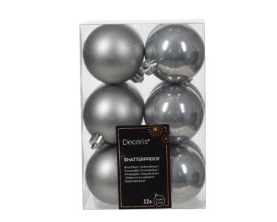 Kerstbal kunststof d6 cm mgrs 12st kerst Decoris - Decoris Kerstbal kunststof d6 cm mgrs 12st kerst Decoris - Decoris